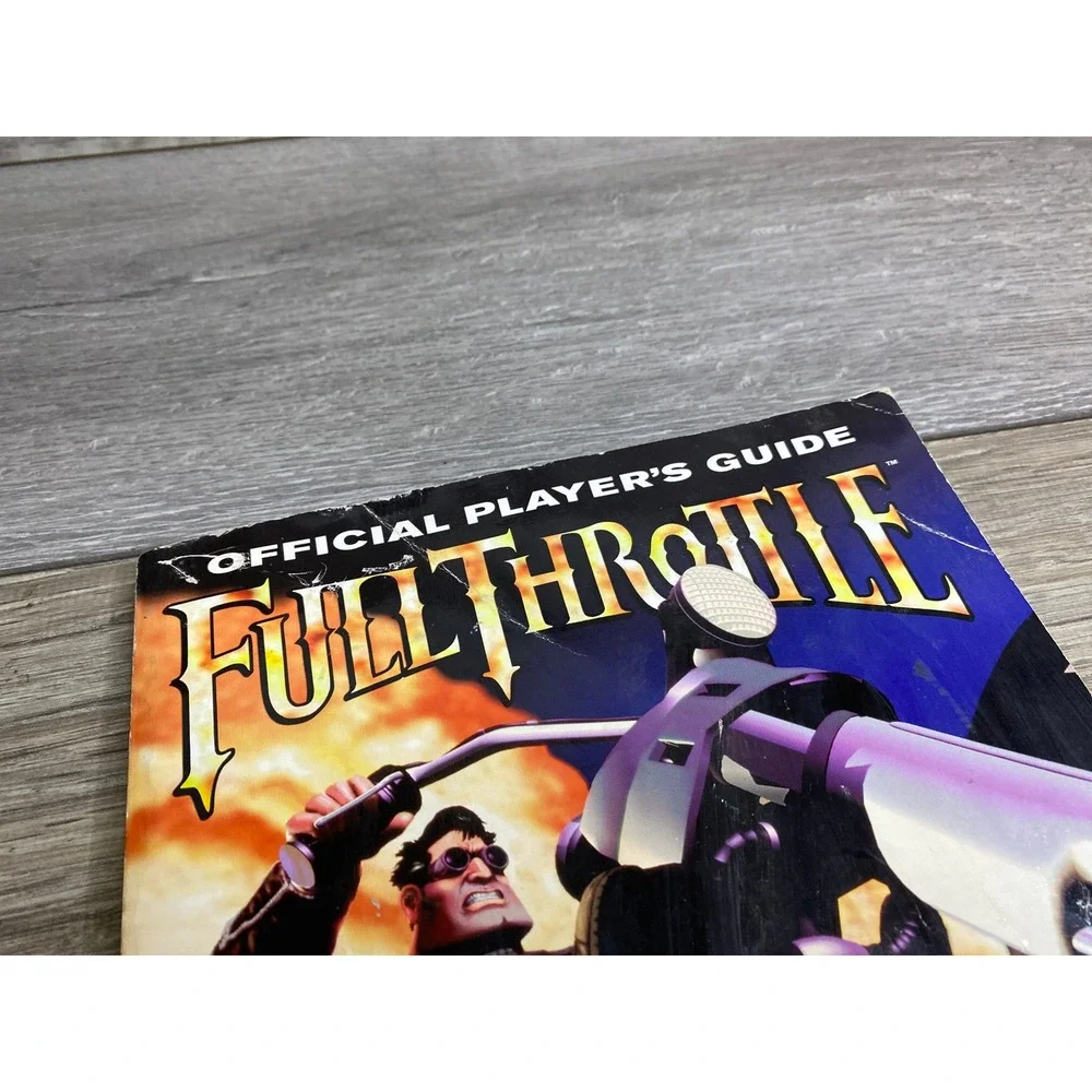 Full Throttle Official Player's Guide Jo Ashburn LucasArts PC Game Strategy Book